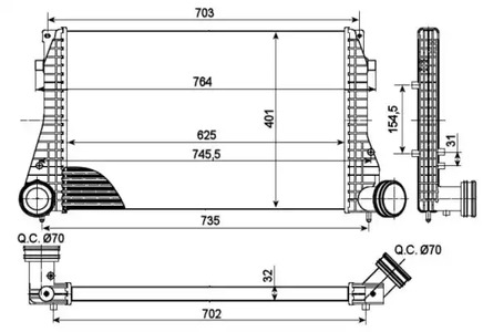 Интеркулер NRF 30290