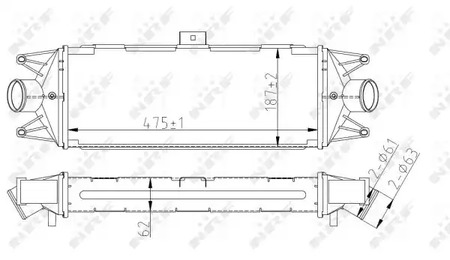 Интеркулер NRF 30879
