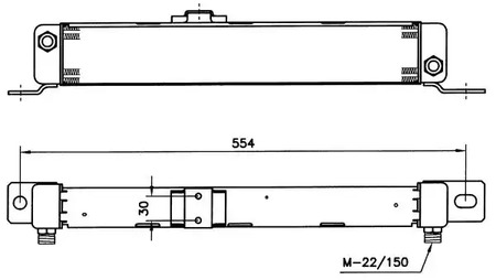 Радиатор масляный NRF 31043