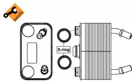 Масляный радиатор NRF 31076