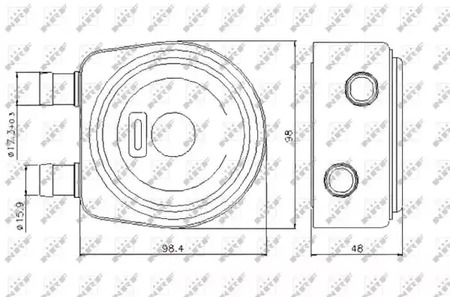 Масляный радиатор NRF 31247