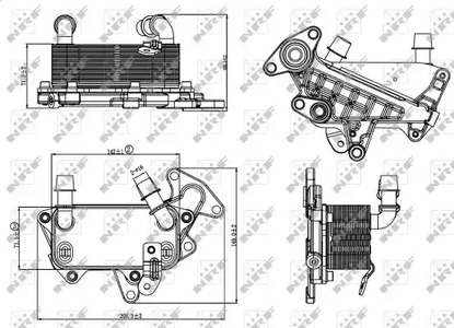 МАСЛЯНЫЙ РАДИАТОР NRF 31264