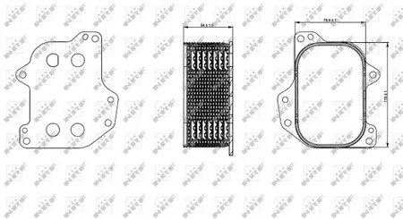 МАСЛЯНЫЙ РАДИАТОР NRF 31267