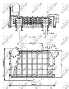 Масляный радиатор NRF 31274