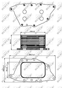 Масляный радиатор NRF 31287