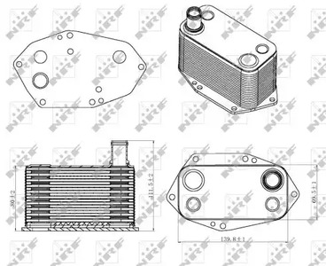 Масляный радиатор NRF 31307