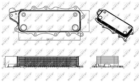 Радиатор масляный NRF 31319