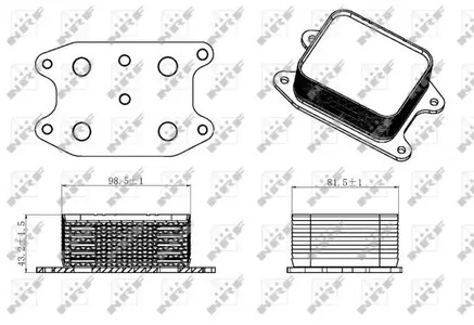 Масляный радиатор NRF 31329