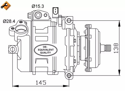 Компрессор кондиционера NRF 32148