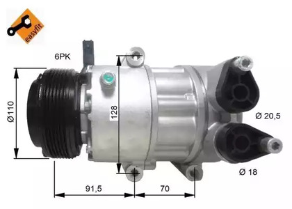 Компрессор кондиционера NRF 32812