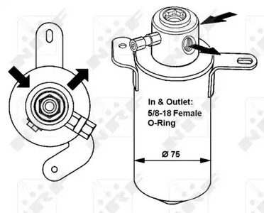 Осушитель кондиционера NRF 33039