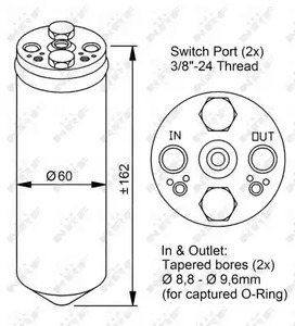 Осушитель кондиционера NRF 33183