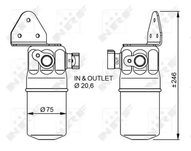 Осушитель кондиционера NRF 33334
