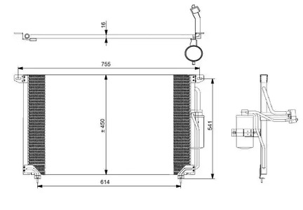 Конденсатор кондиционера NRF 35184