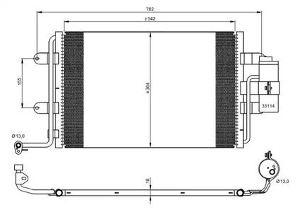 Конденсатор, кондиционер NRF 35227