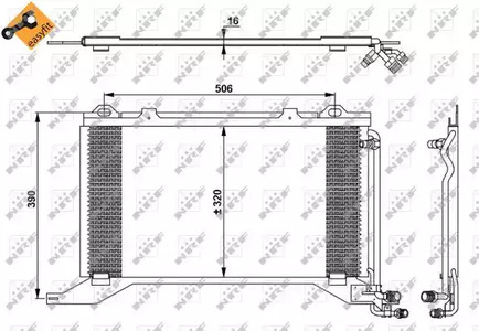 Конденсатор, кондиционер NRF 35245