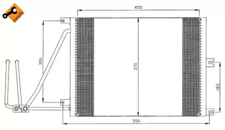 Радиатор кондиционера NRF 35292