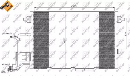 Конденсатор, кондиционер NRF 35317