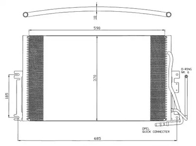 Конденсатор кондиционера NRF 35342