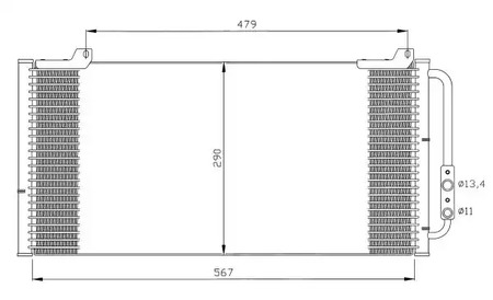 Конденсатор кондиционера NRF 35346