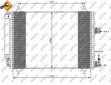 Конденсатор кондиционера NRF 35443