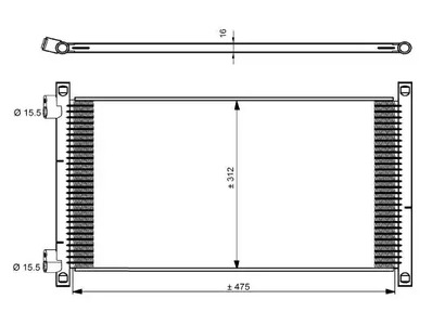 Конденсатор кондиционера NRF 35490