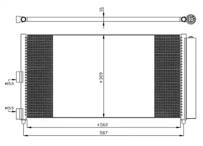 Конденсатор, кондиционер NRF 35500