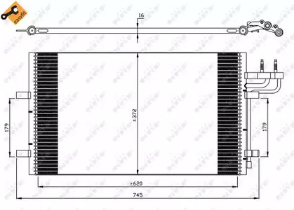 Конденсатор кондиционера NRF 35551