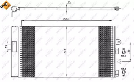 Конденсатор, кондиционер NRF 35606