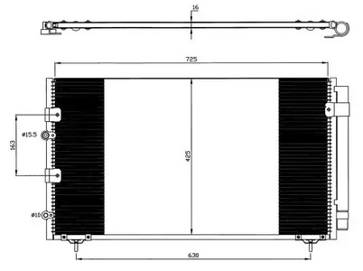 Конденсатор кондиционера NRF 35609