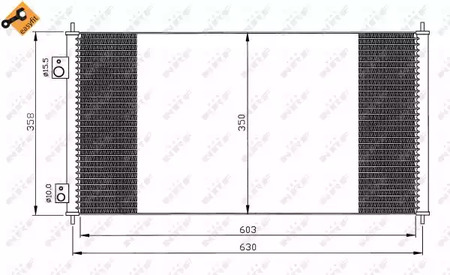 Конденсатор, кондиционер NRF 35663