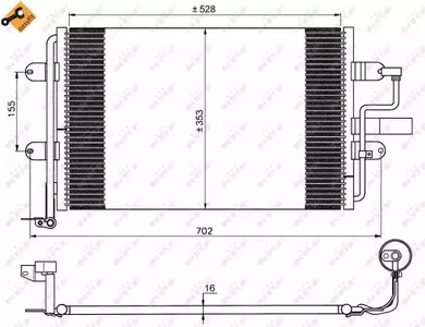 Конденсатор, кондиционер NRF 35733