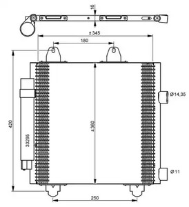 Конденсатор кондиционера NRF 35778