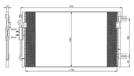 Конденсатор кондиционера NRF 35799