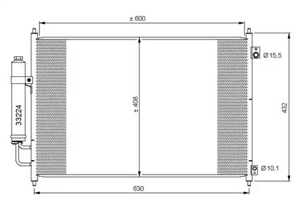 Конденсатор кондиционера NRF 35873