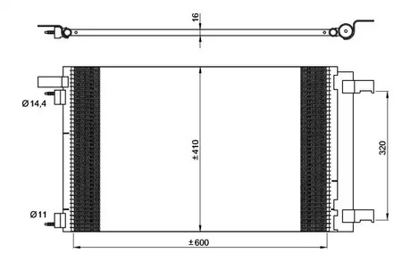 Конденсатор кондиционера NRF 35948