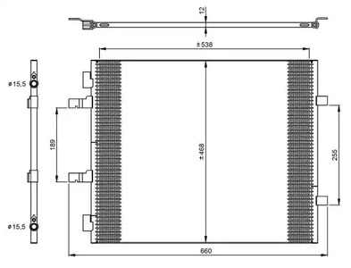 Конденсатор кондиционера NRF 35960