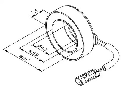 Запчасть NRF 38475