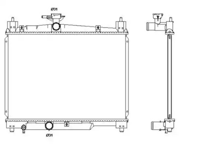 53270 NRF Радиатор системы охлаждения