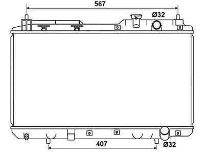 53506 NRF Радиатор системы охлаждения