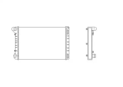 Радиатор системы охлаждения NRF 53665