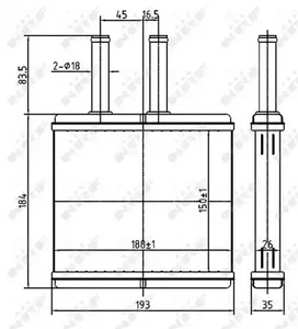 54269 NRF Запчасть