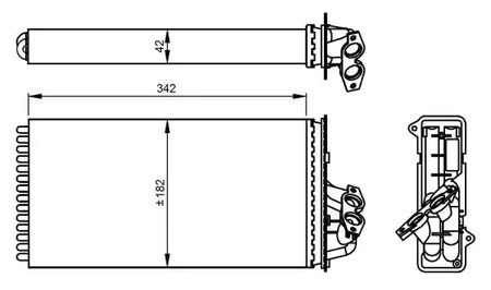 Теплообменник отопление салона easy fit
