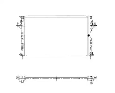 58319 NRF Радиатор системы охлаждения