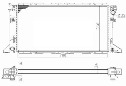 Радиатор nrf NRF 59013