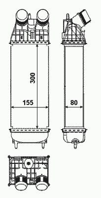 Радиатор интеркулера NRF 30460