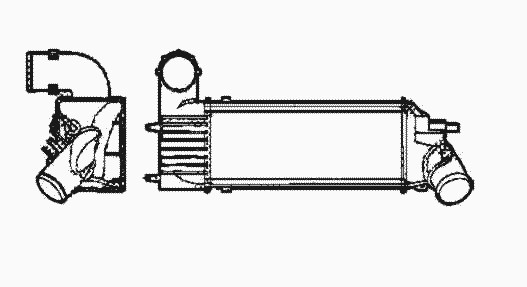 Радиатор интеркулера