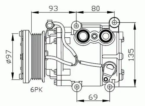 Компрессор кондиционера NRF 32247