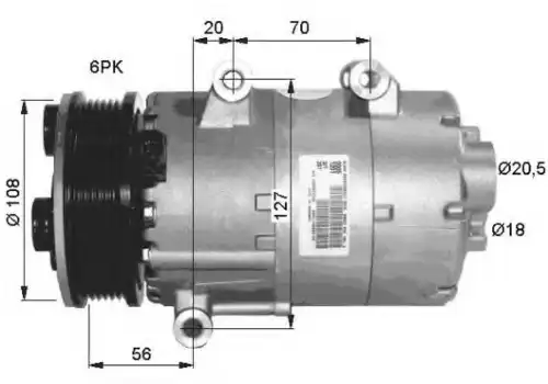 Компрессор кондиционера NRF 32403