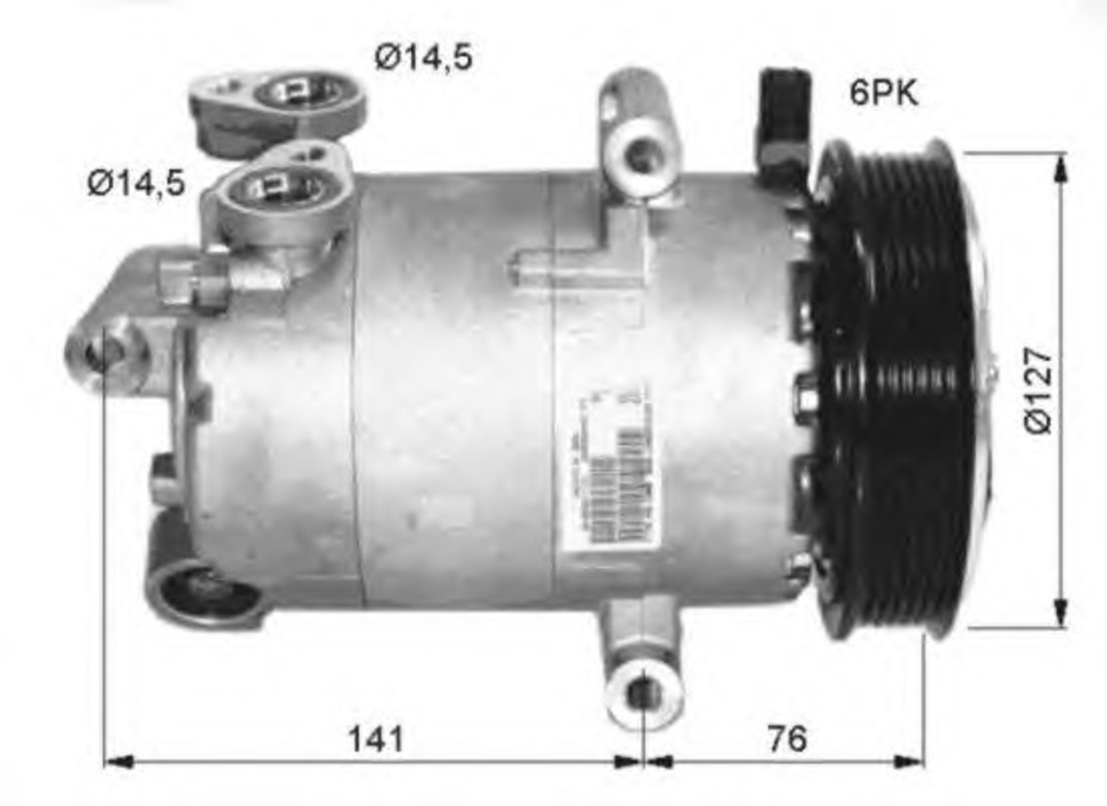 Компрессор кондиционера NRF 32411